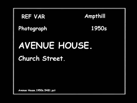 Avenue Hse 1950s.5481