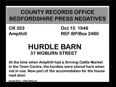 Hurdle Barn. 1946.2946