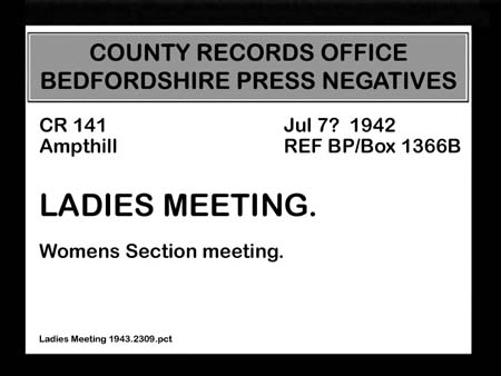 Ladies Meeting 1943.2309