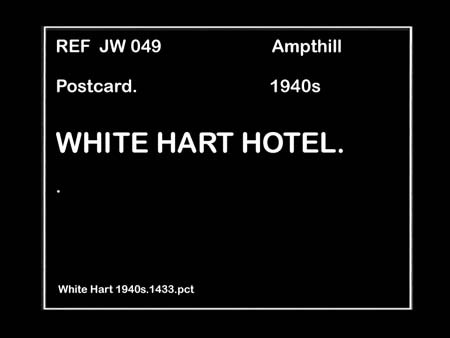 White Hart. 1940s.1433