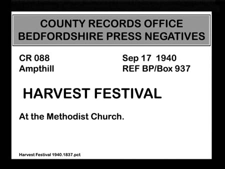 Harvest Festival 1940.1837