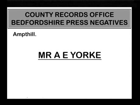 Mr A E Yorke 1952 01