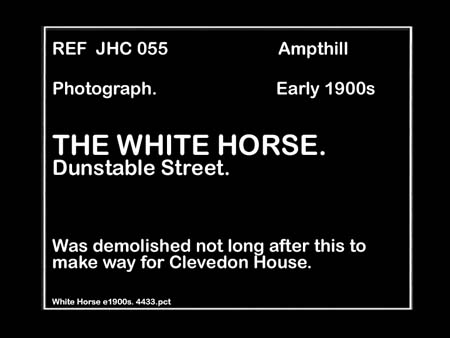 White Horse e1900s. 4433