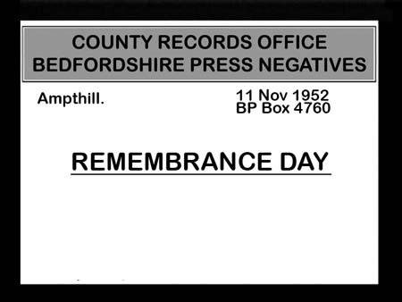 Cenotaph Service 1952 01