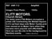 Flitt Motors 1940s 4793