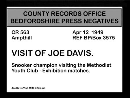 Joe Davis Visit 1949.3735